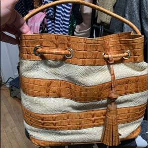 20$ Brahmin Purse needs interior cleaning.